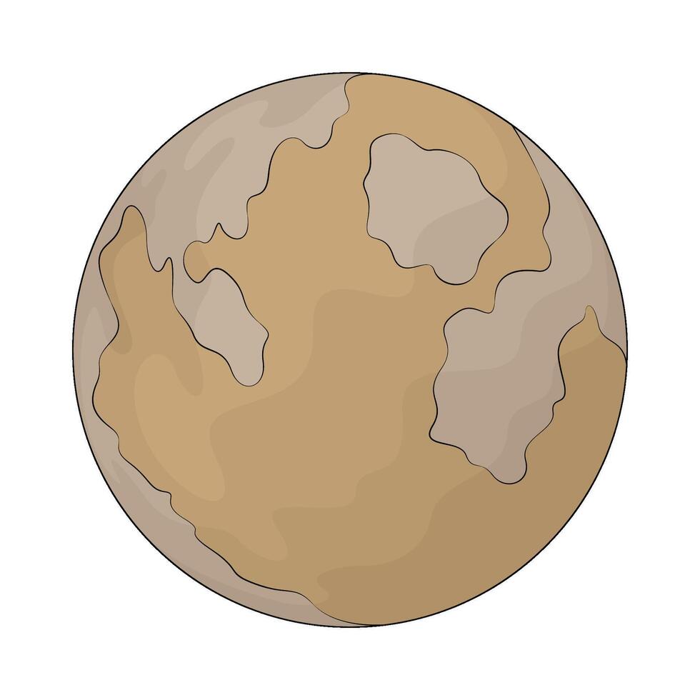 a space planets vector