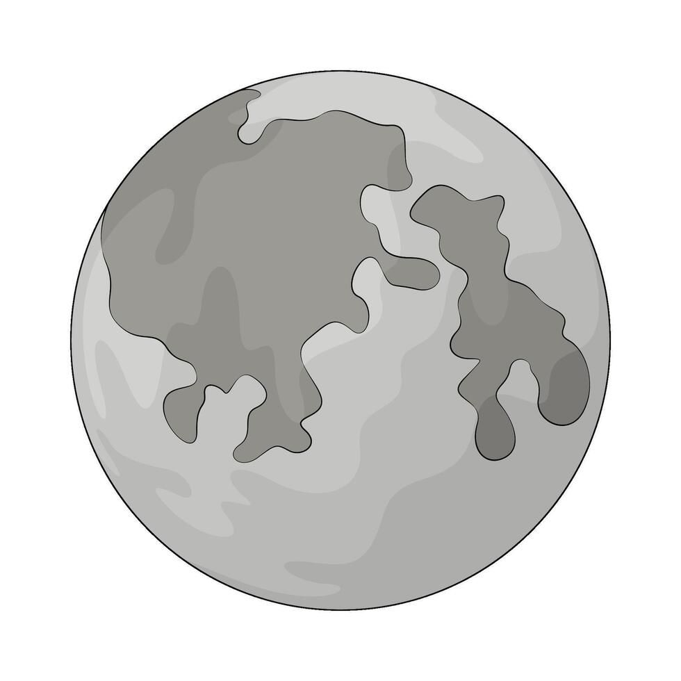 the mercury planet vector