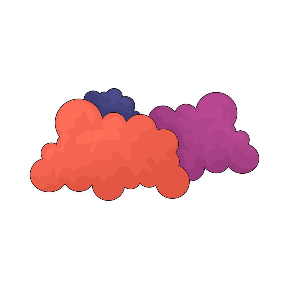 space dust cloud vector