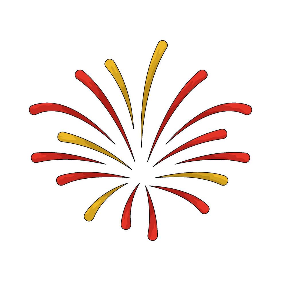 Reward fireworks illustration vector