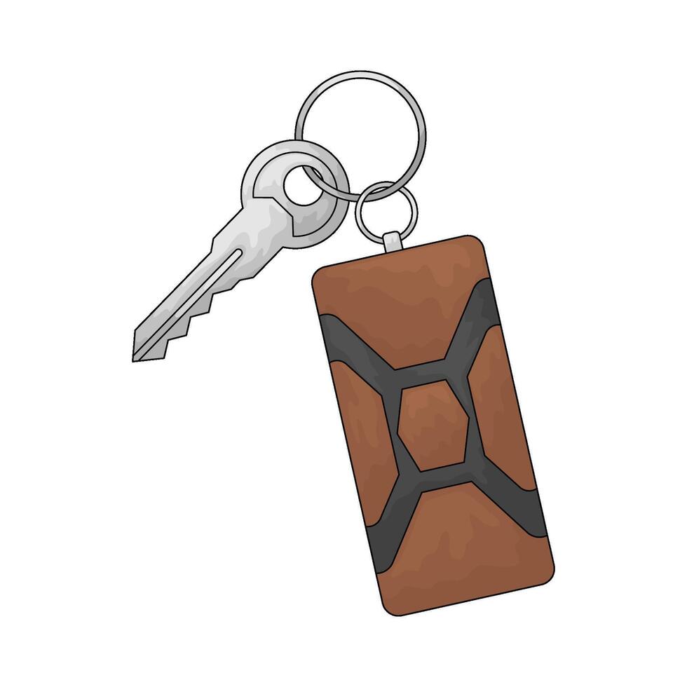 illustration of key wallet vector