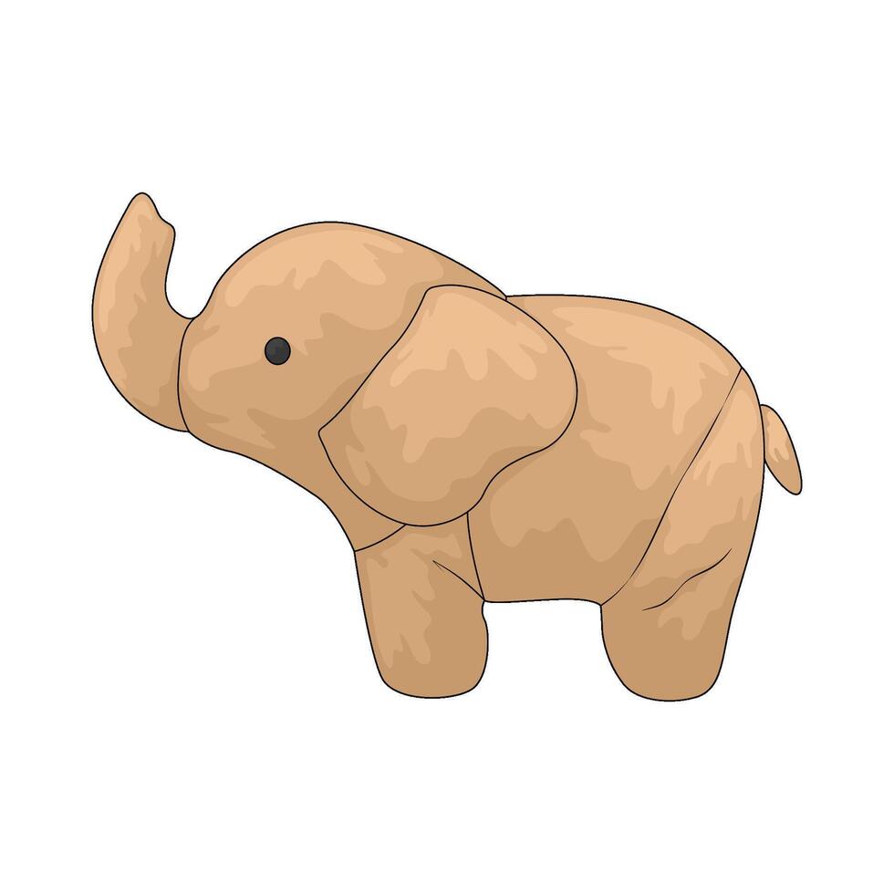 Elephant Stuffed Animals vector