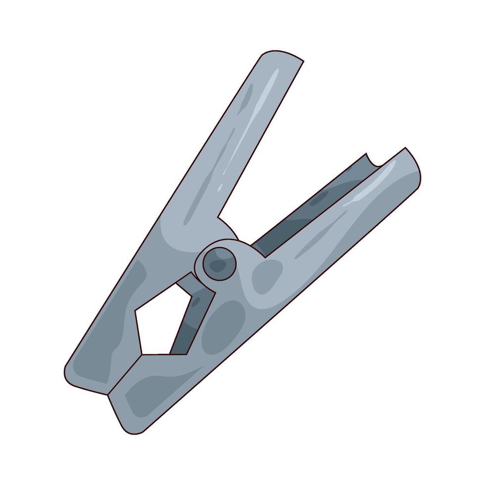 plastic clothespin illustration vector
