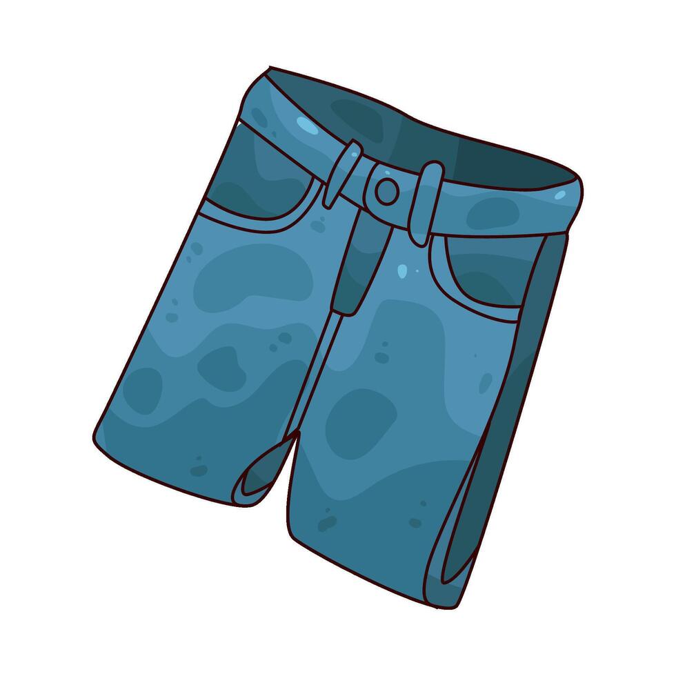 illustration of a jeans vector