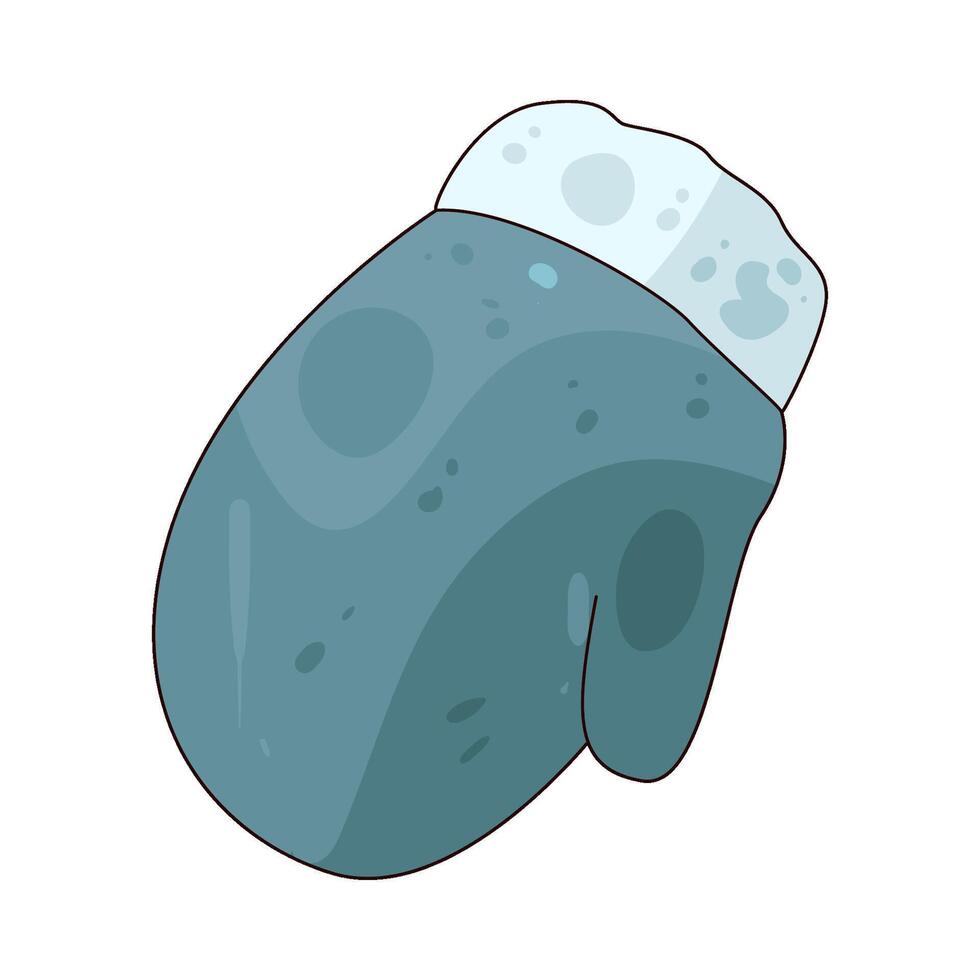 winter mittens illustration vector