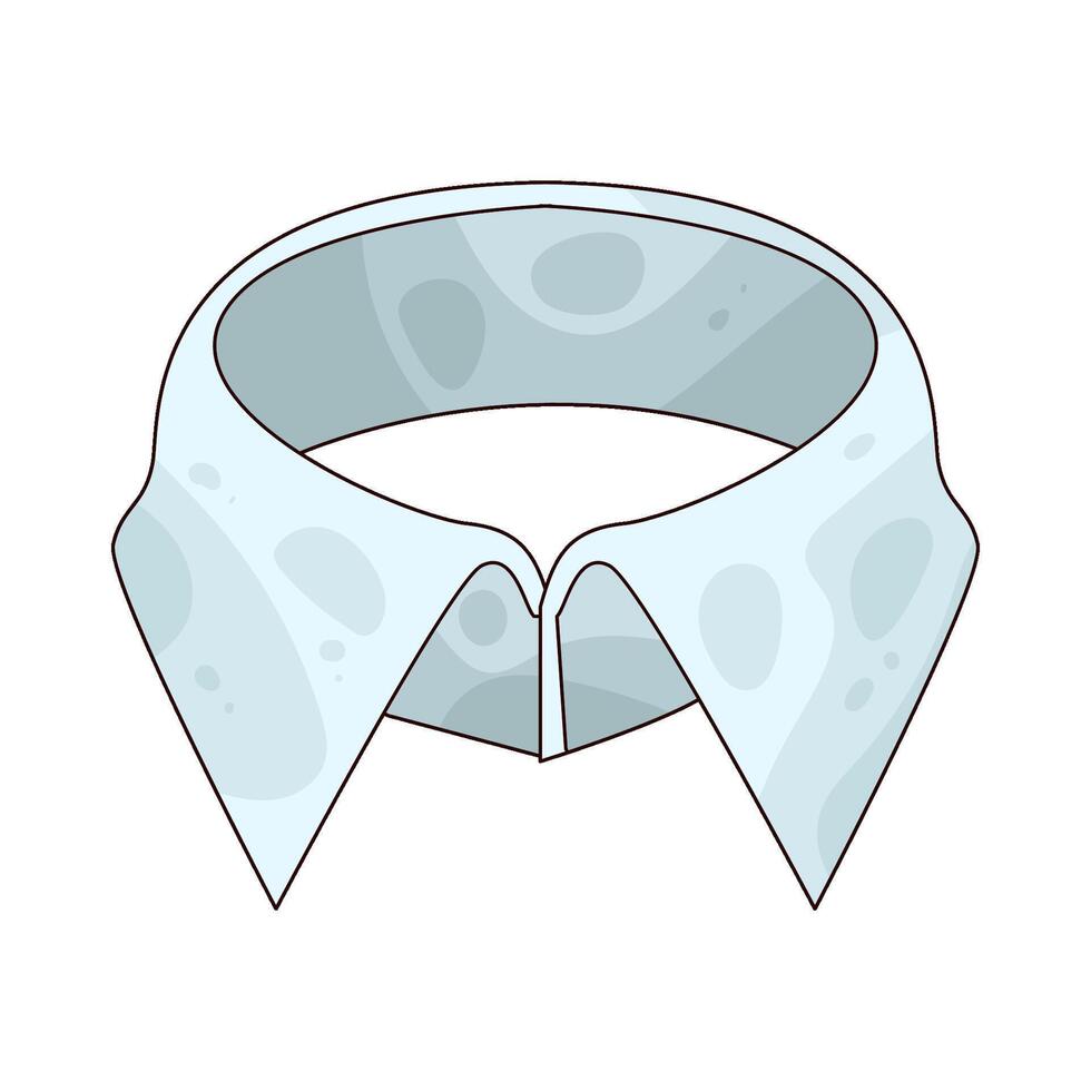 illustration of white collar vector