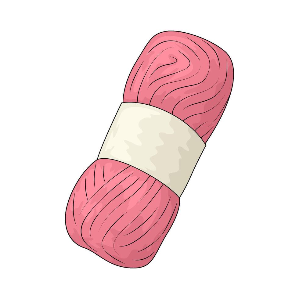 pink thread illustration vector