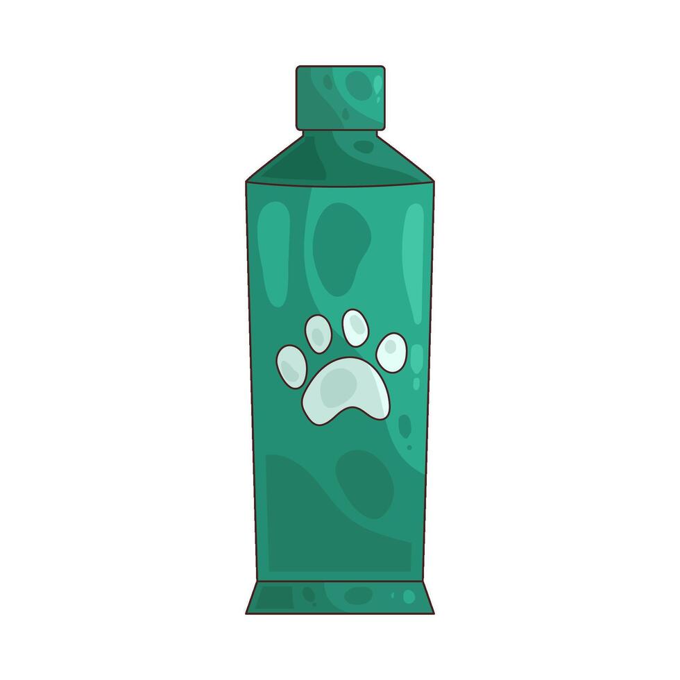 pet toothpaste illustration vector