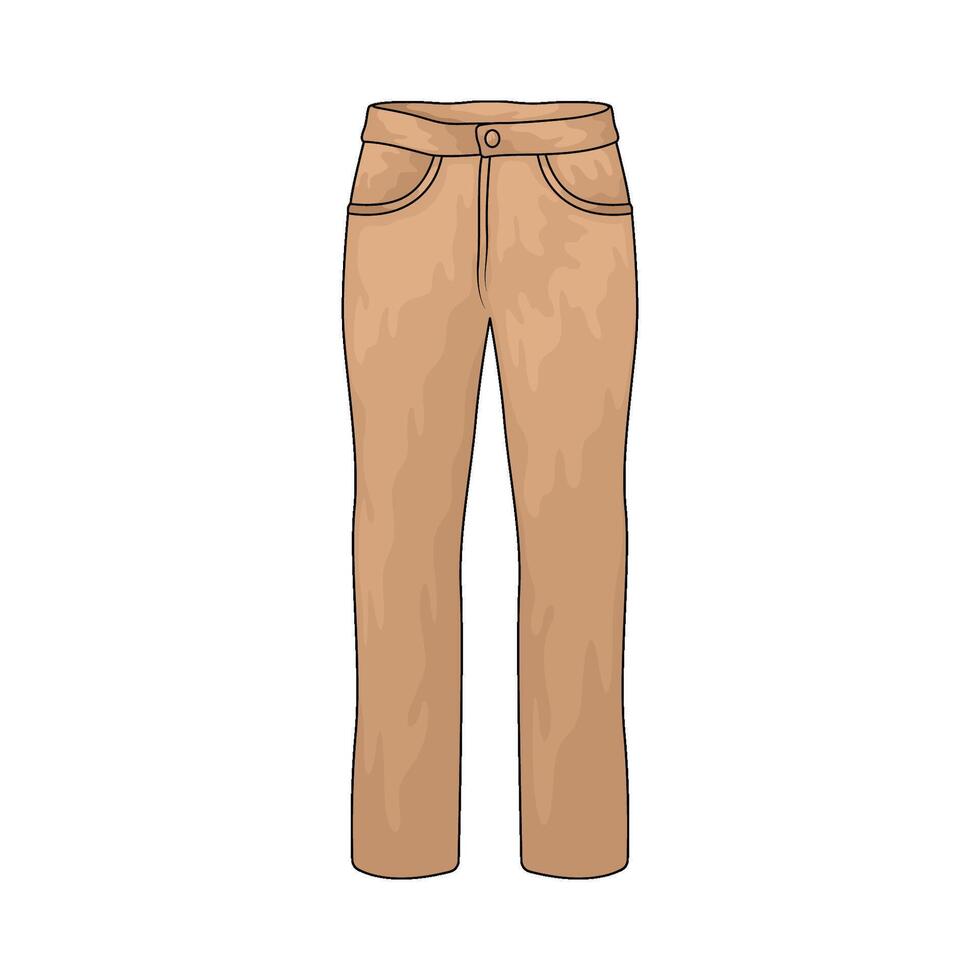 illustration of a pants vector