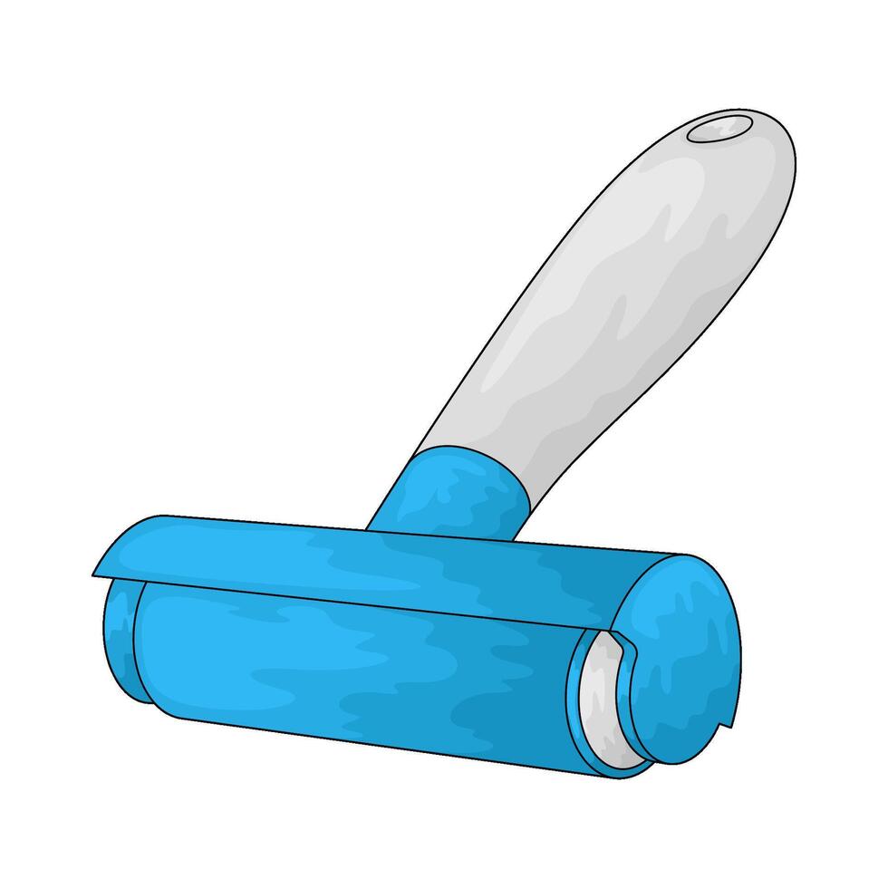 illustration of lint roller vector