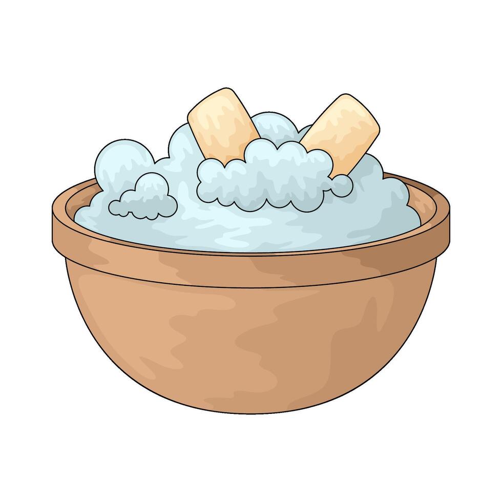 Laundry Bowl illustration vector