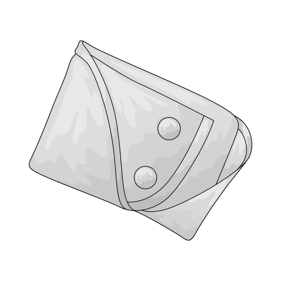 white cuff illustration vector