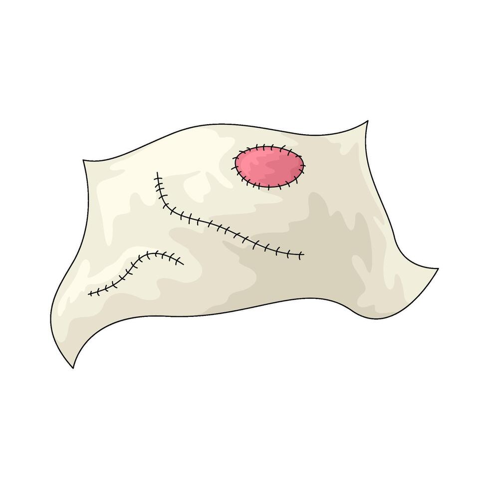 illustration of stitching vector