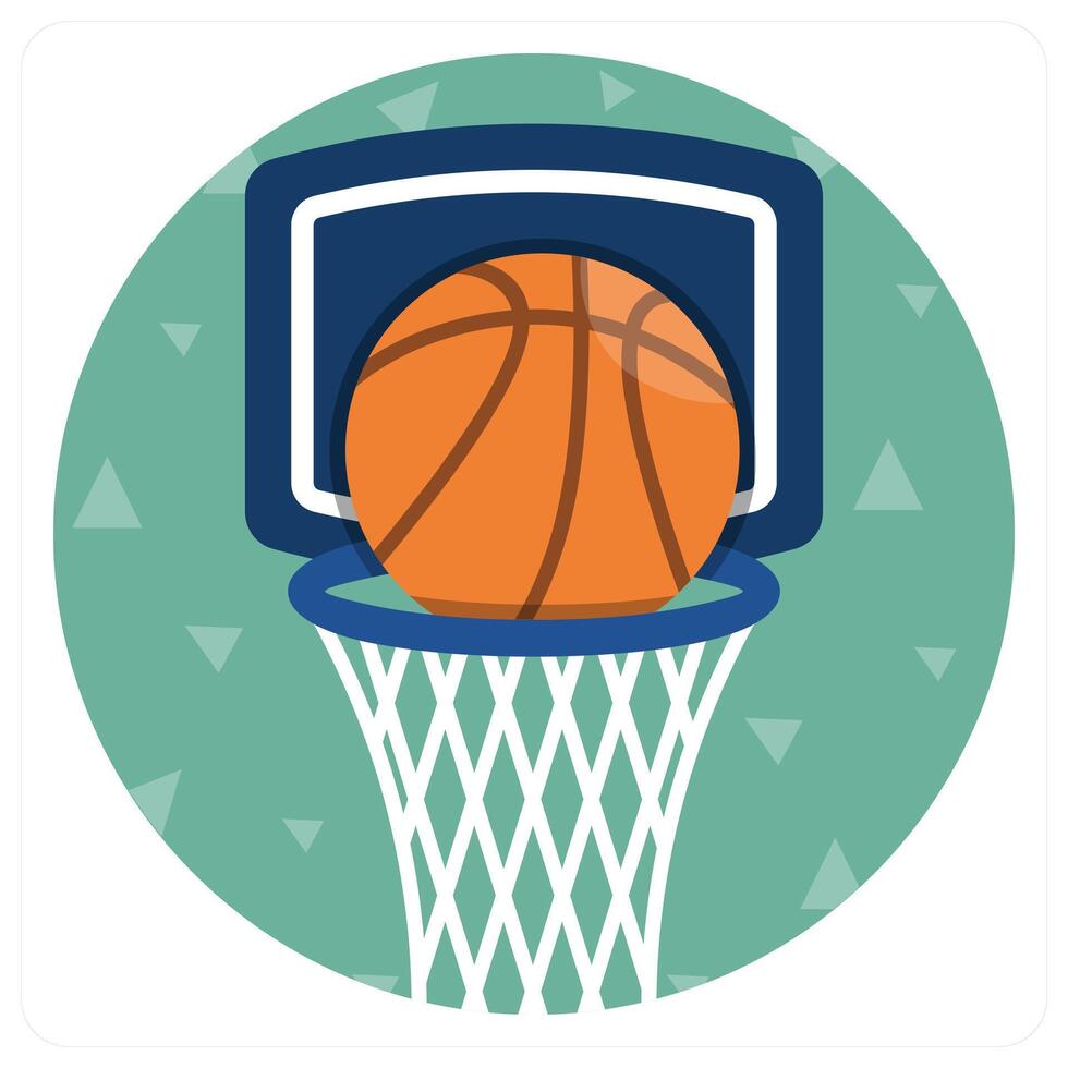 Basket Ball icon concept design vector