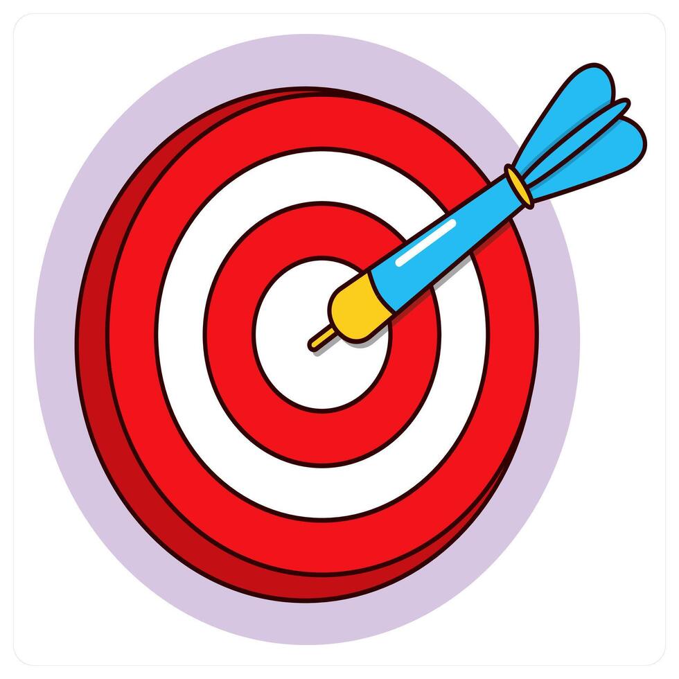 Target icon concept design vector
