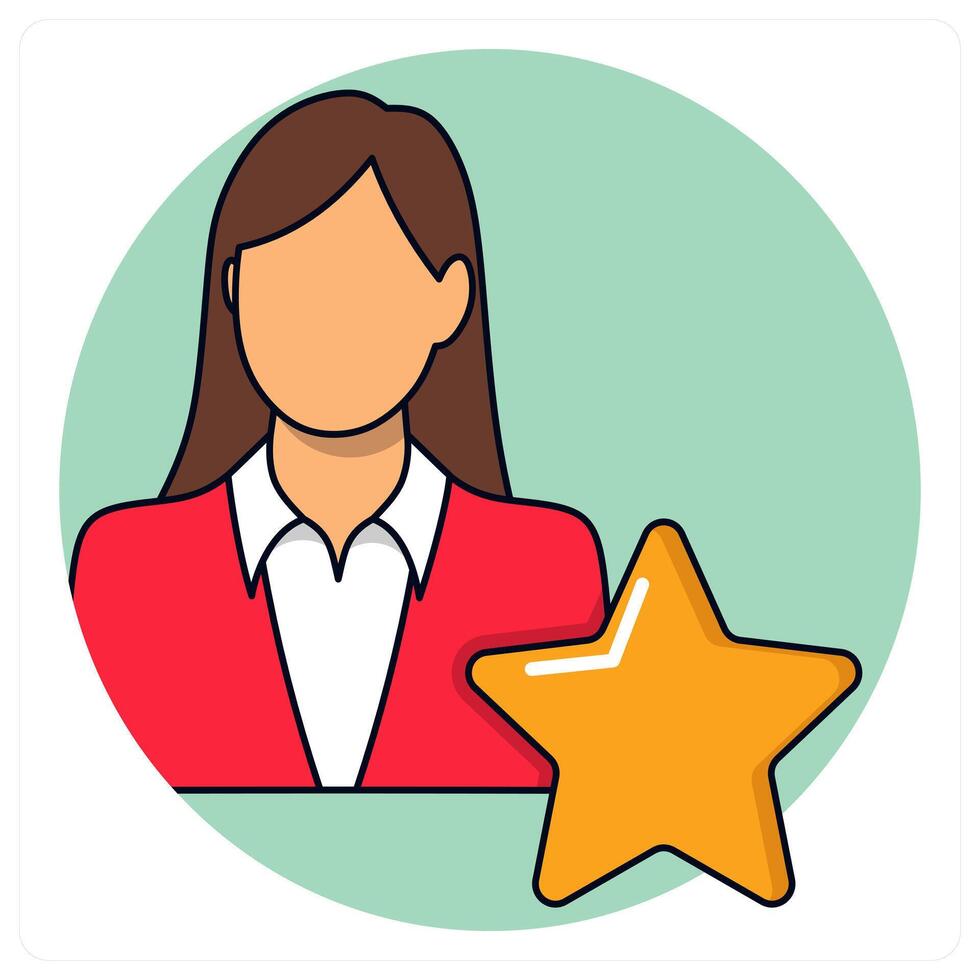 Best Employee and feedback icon concept design vector