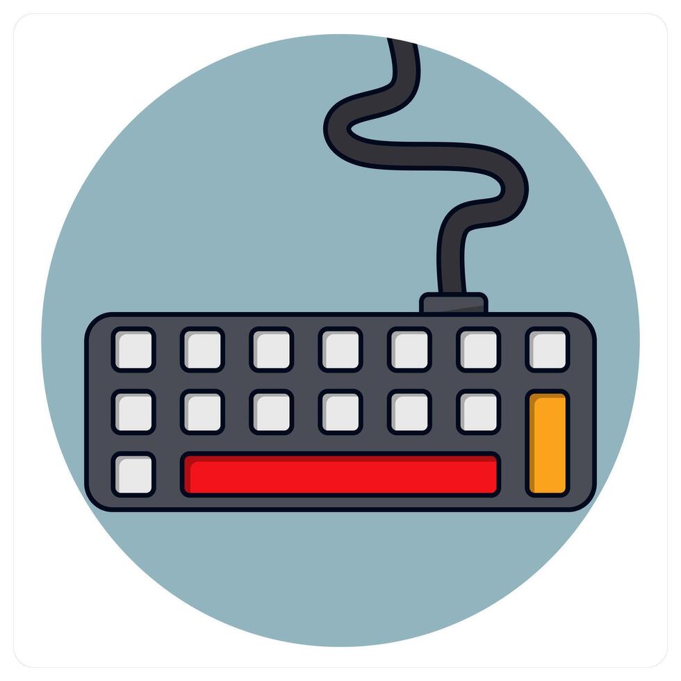 Keyboard icon concept design vector