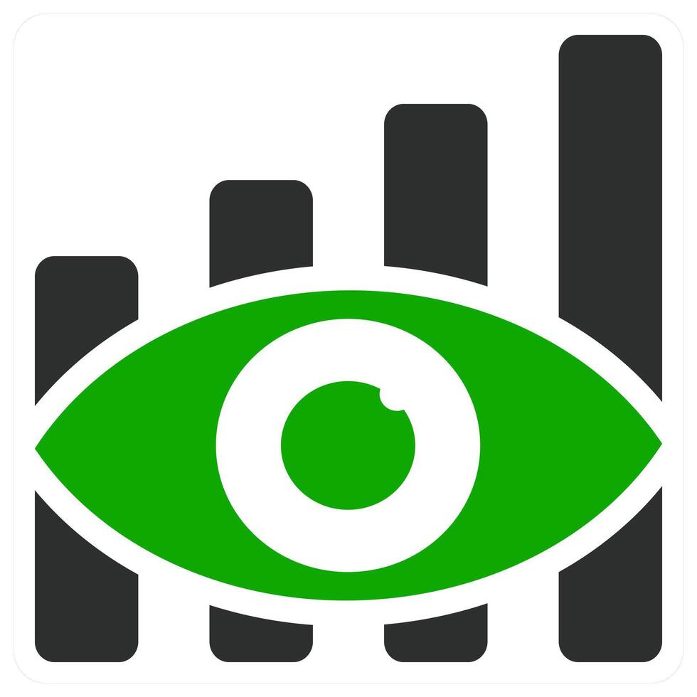 Performance Vision icon concept design vector