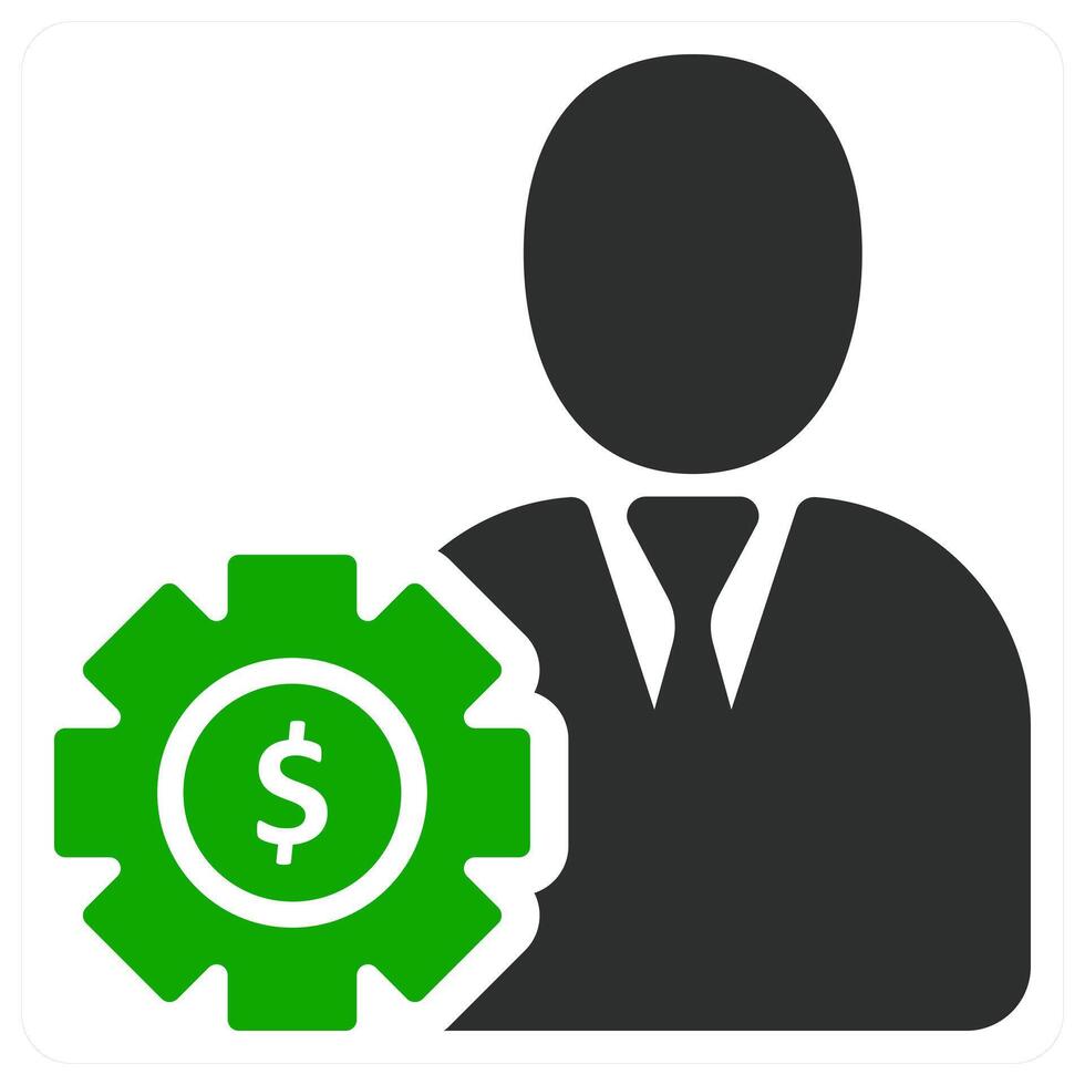 Financial Management icon concept design vector