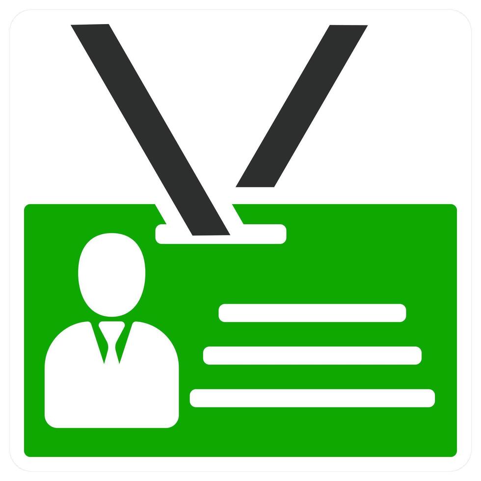 Id Card concept design vector