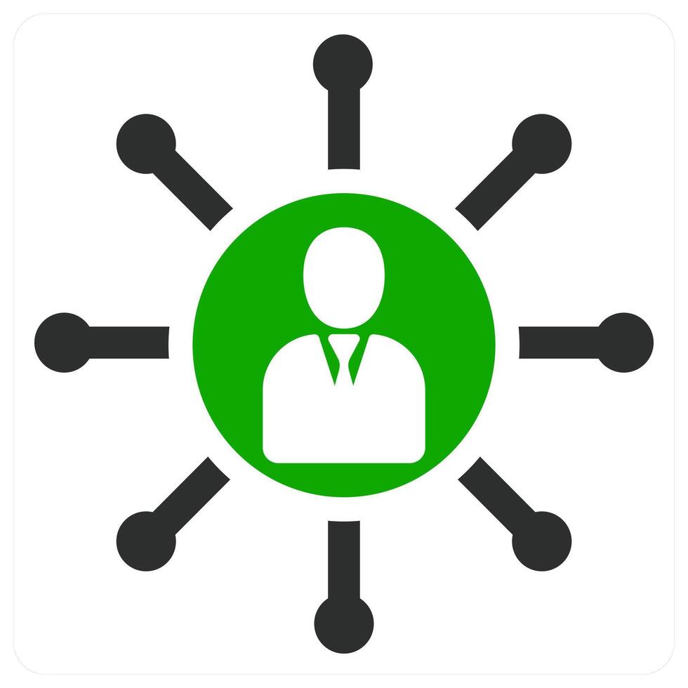 Business Connectivity icon concept design vector