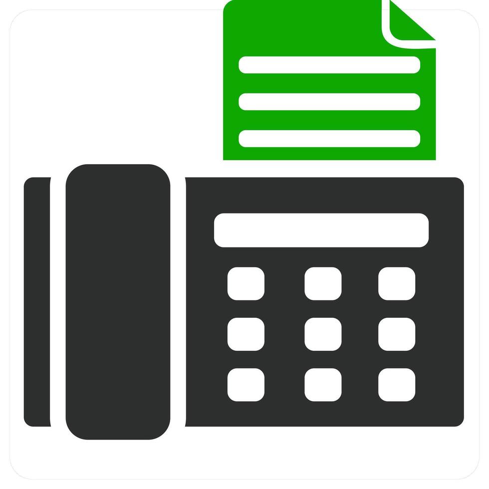 Telefax icon concept design vector