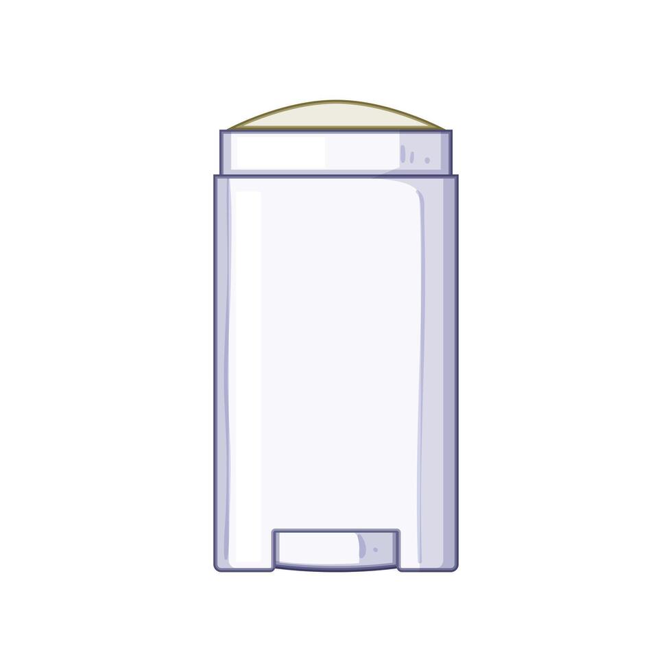 organic deodorant eco friendly cartoon illustration vector