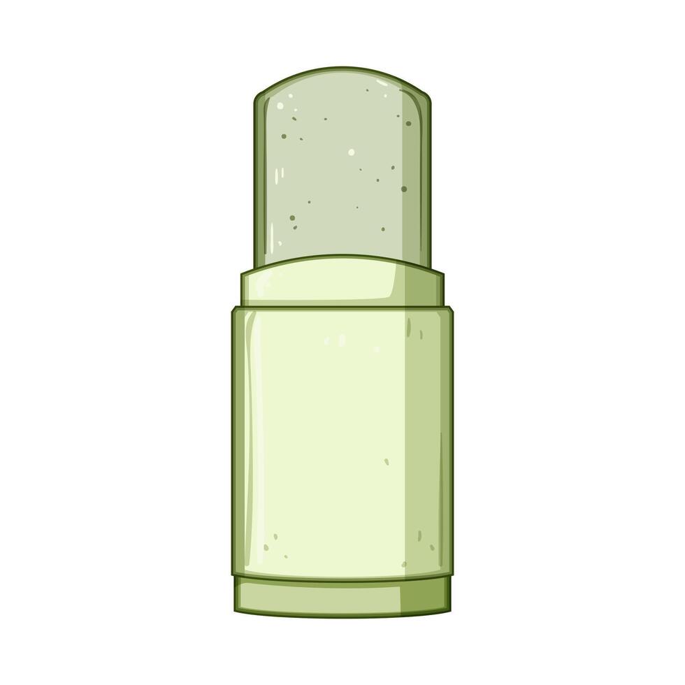 zerowaste deodorant eco friendly cartoon illustration vector