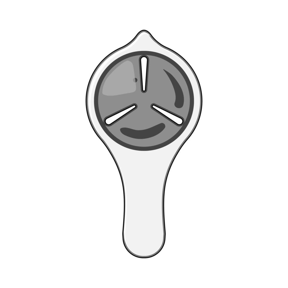 easy egg separator tool cartoon illustration vector