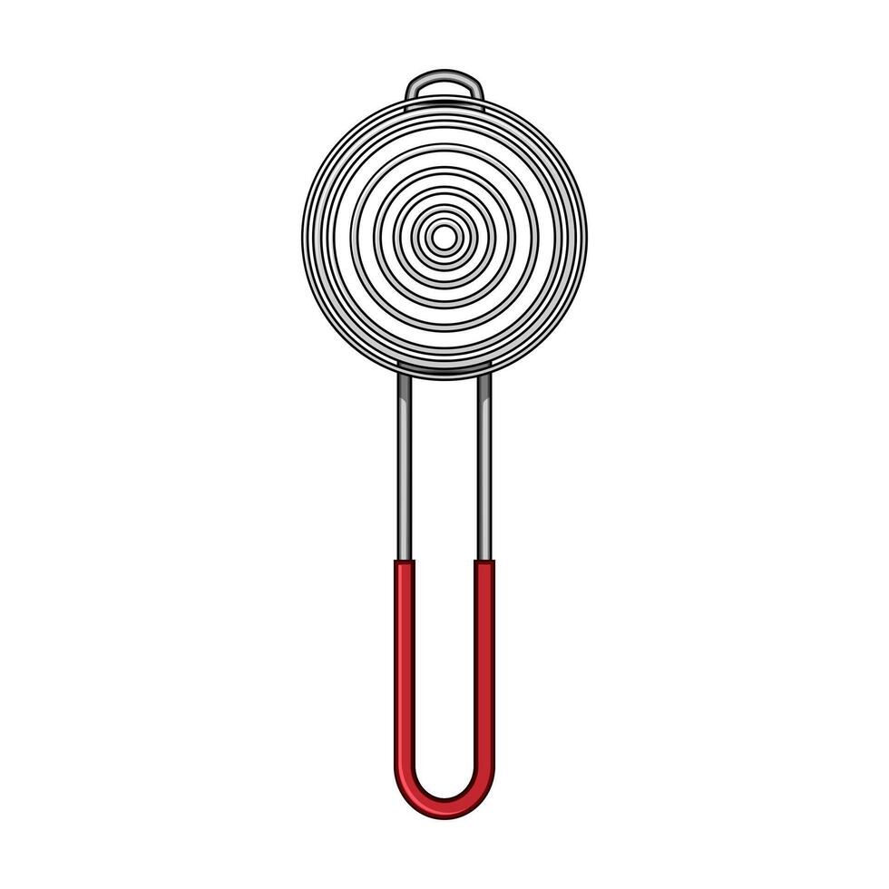 whites egg separator tool cartoon illustration vector