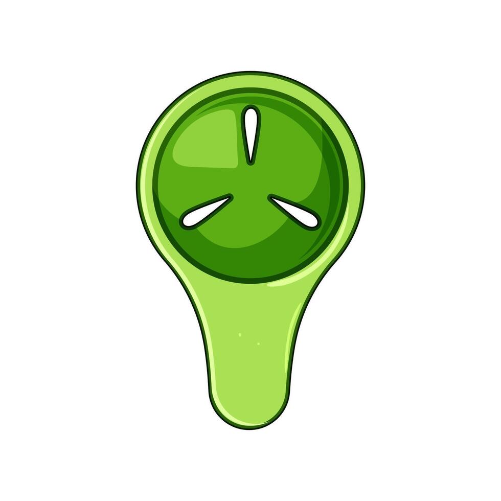 convenient egg separator tool cartoon illustration vector