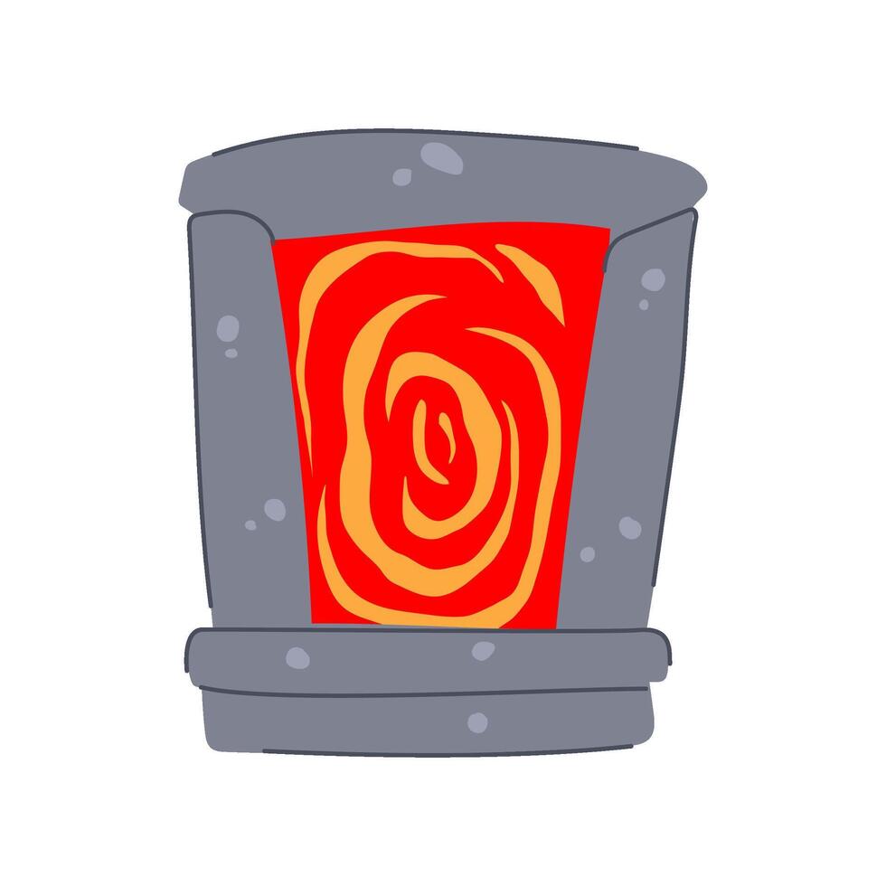 mystery magic door portal cartoon illustration vector