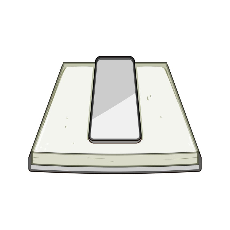 plastic napkin holder cartoon illustration vector