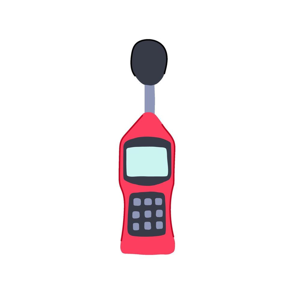 champagne noise level meter cartoon illustration vector