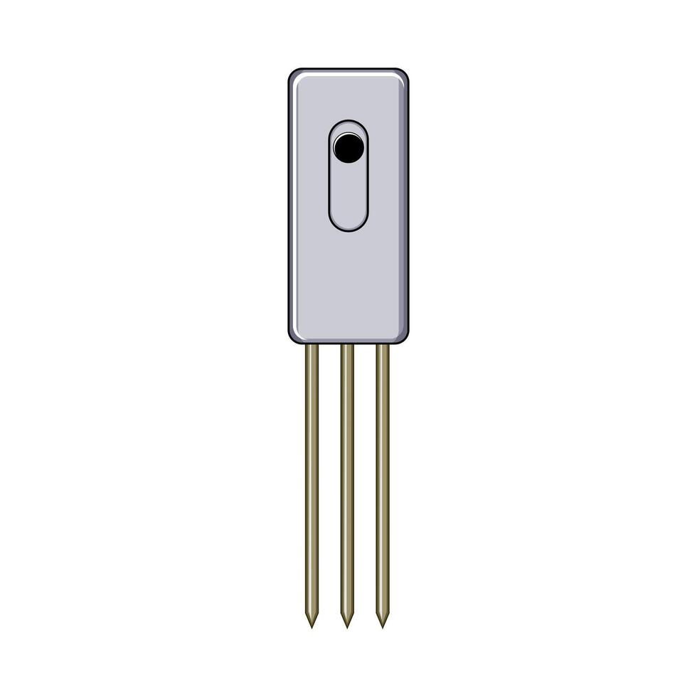farming soil moisture sensor cartoon illustration vector