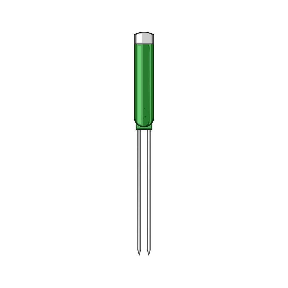 wireless soil moisture sensor cartoon illustration vector