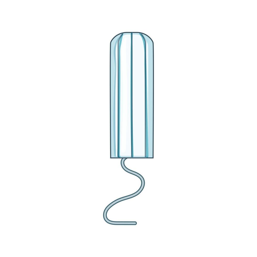 compact tampon cartoon illustration vector
