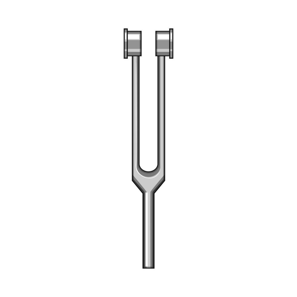 bordeaux tuning fork cartoon illustration vector