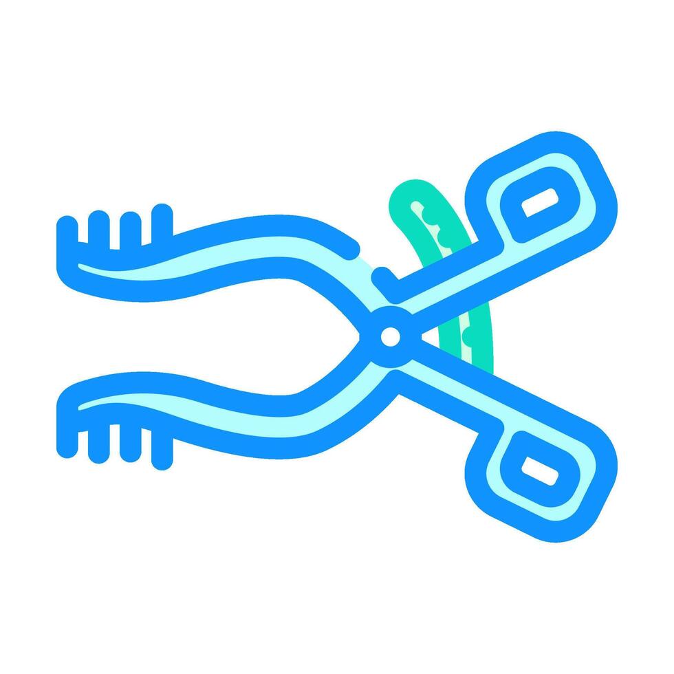 retractor surgeon color icon illustration vector