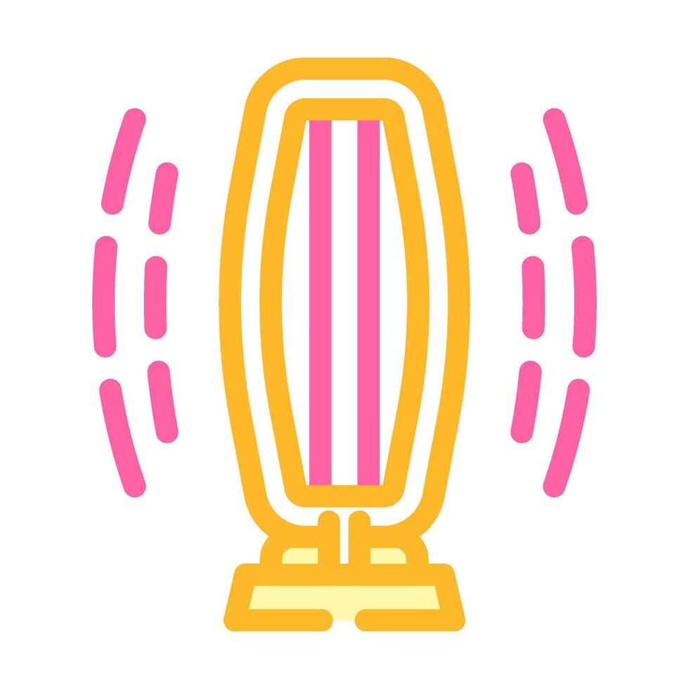 uv sanitizing lamp smart home color icon illustration vector
