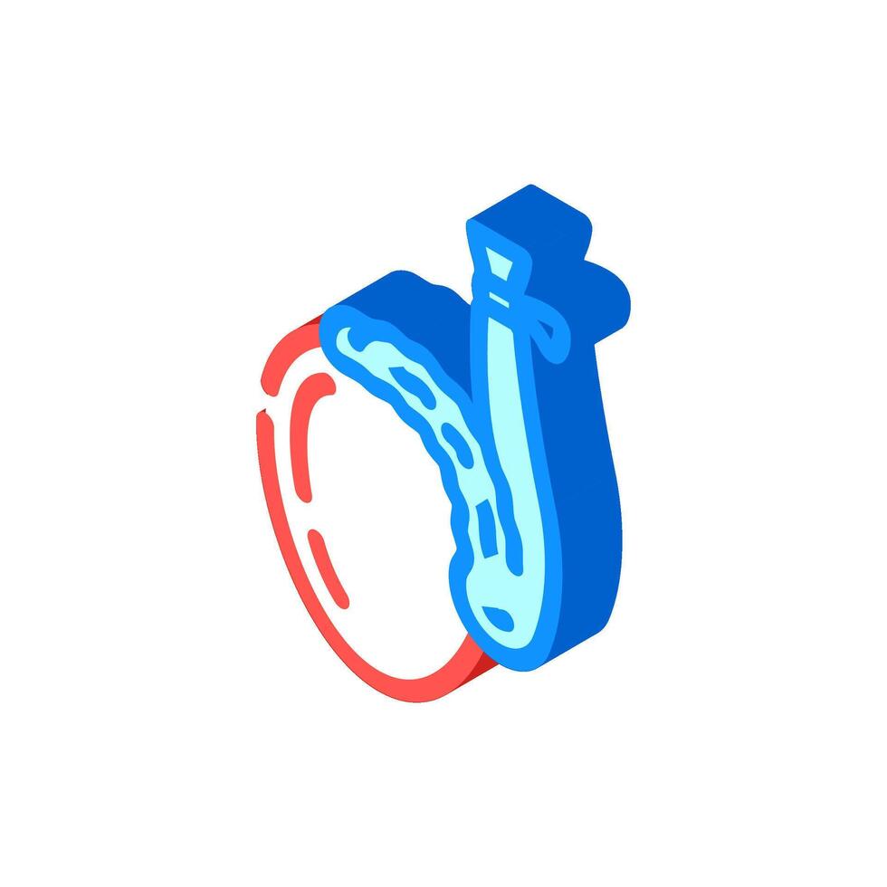 vasectomy urology isometric icon illustration vector