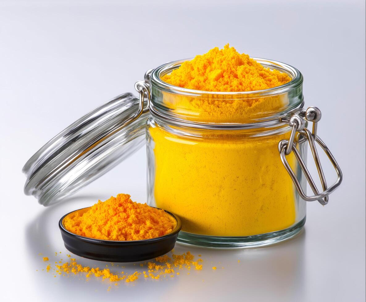 Mustard powder or yellow powder photo