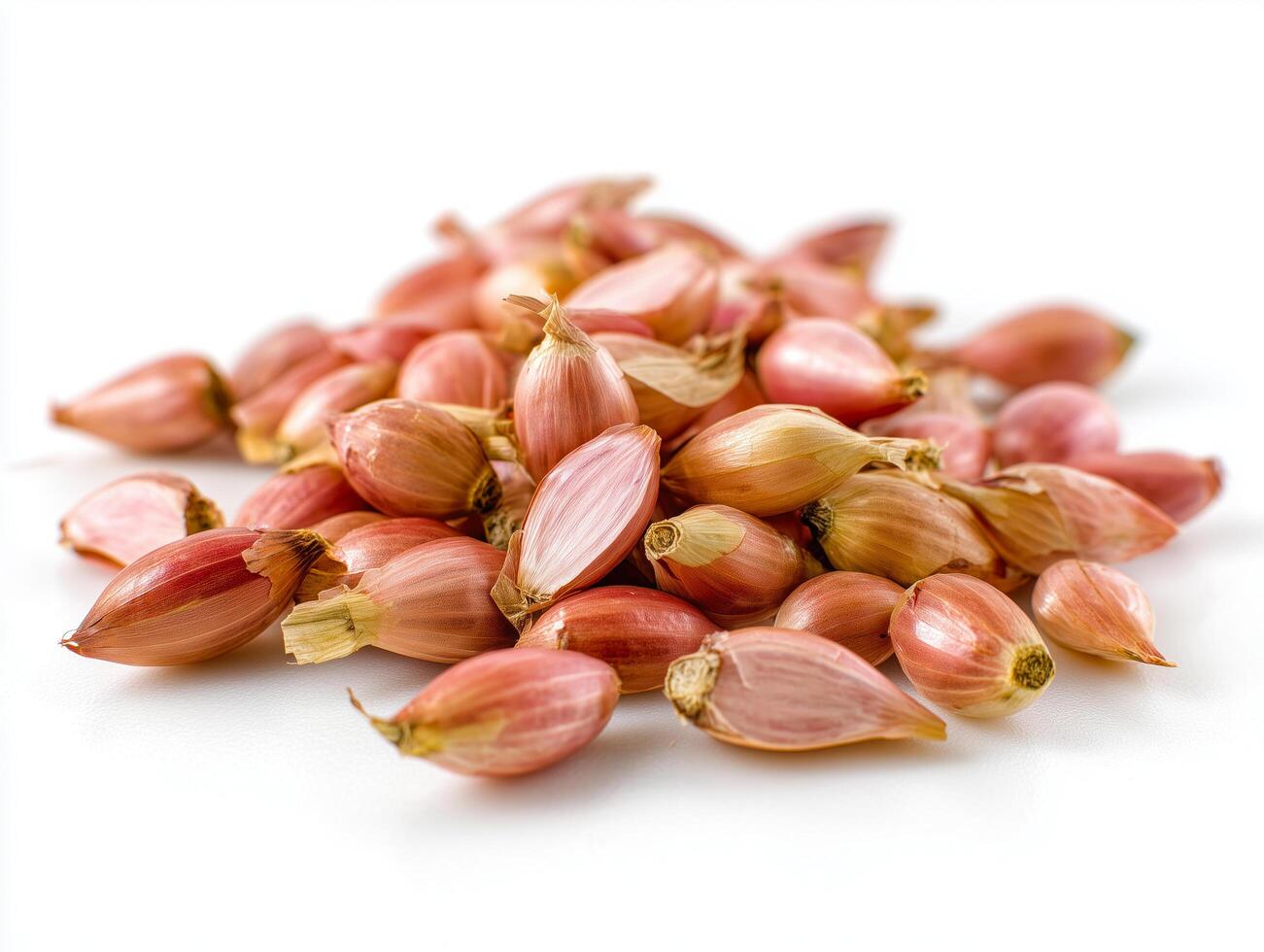 Shallot on isolate white background photo