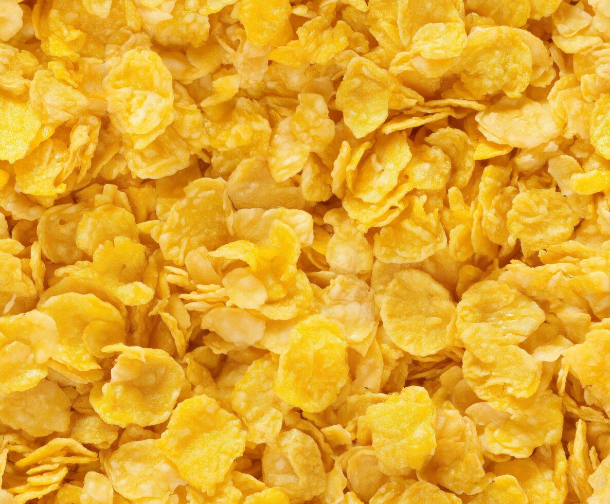 seamless pattern of cornflakes photo