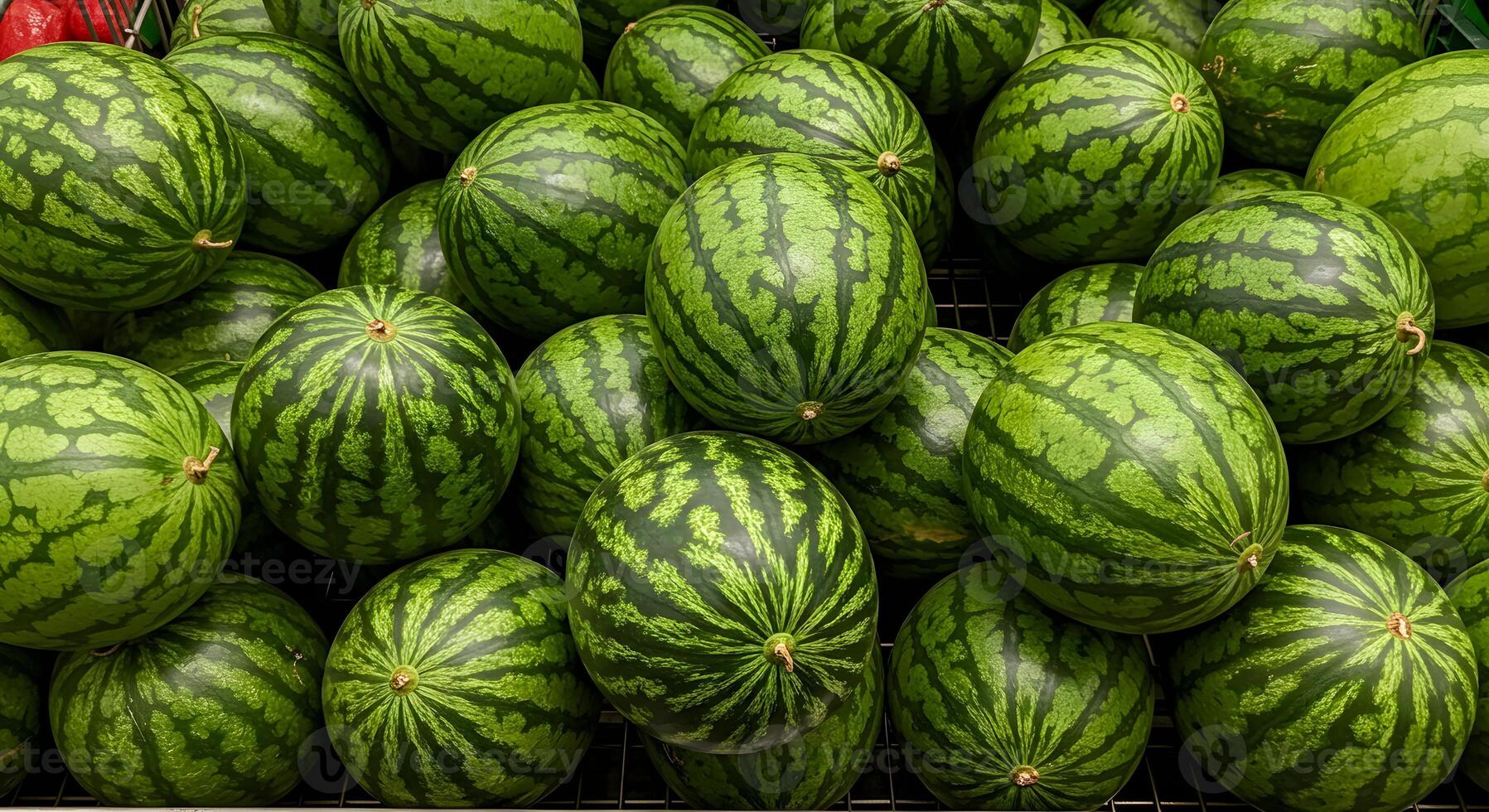 Heap of Striped Watermelon photo