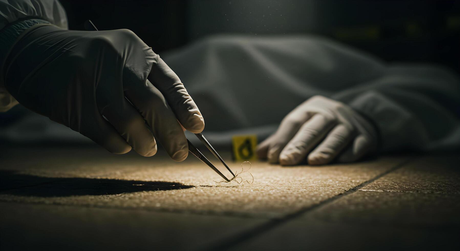 Hair Evidence Analysis Forensic Investigation Crime Scene photo