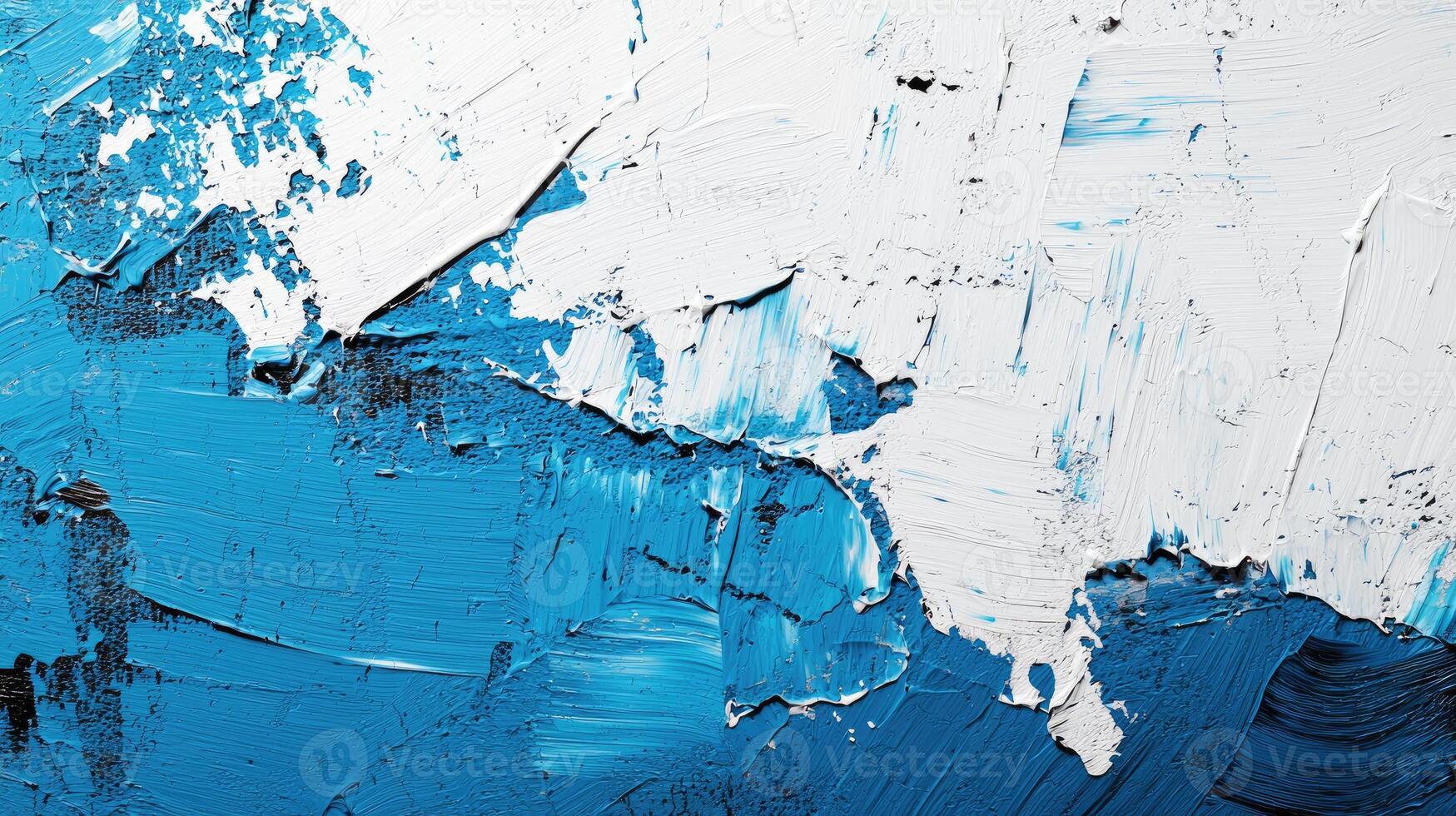 Blue and White Painting background Texture for Abstract background photo