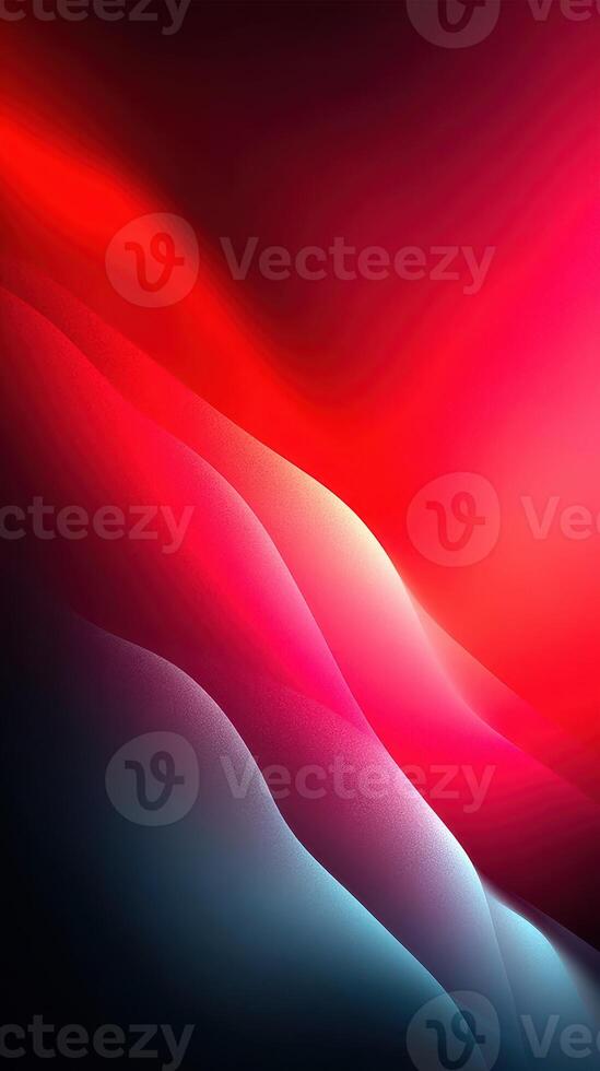 Vibrant abstract waves of red and blue create a stunning visual effect in a dynamic design space photo