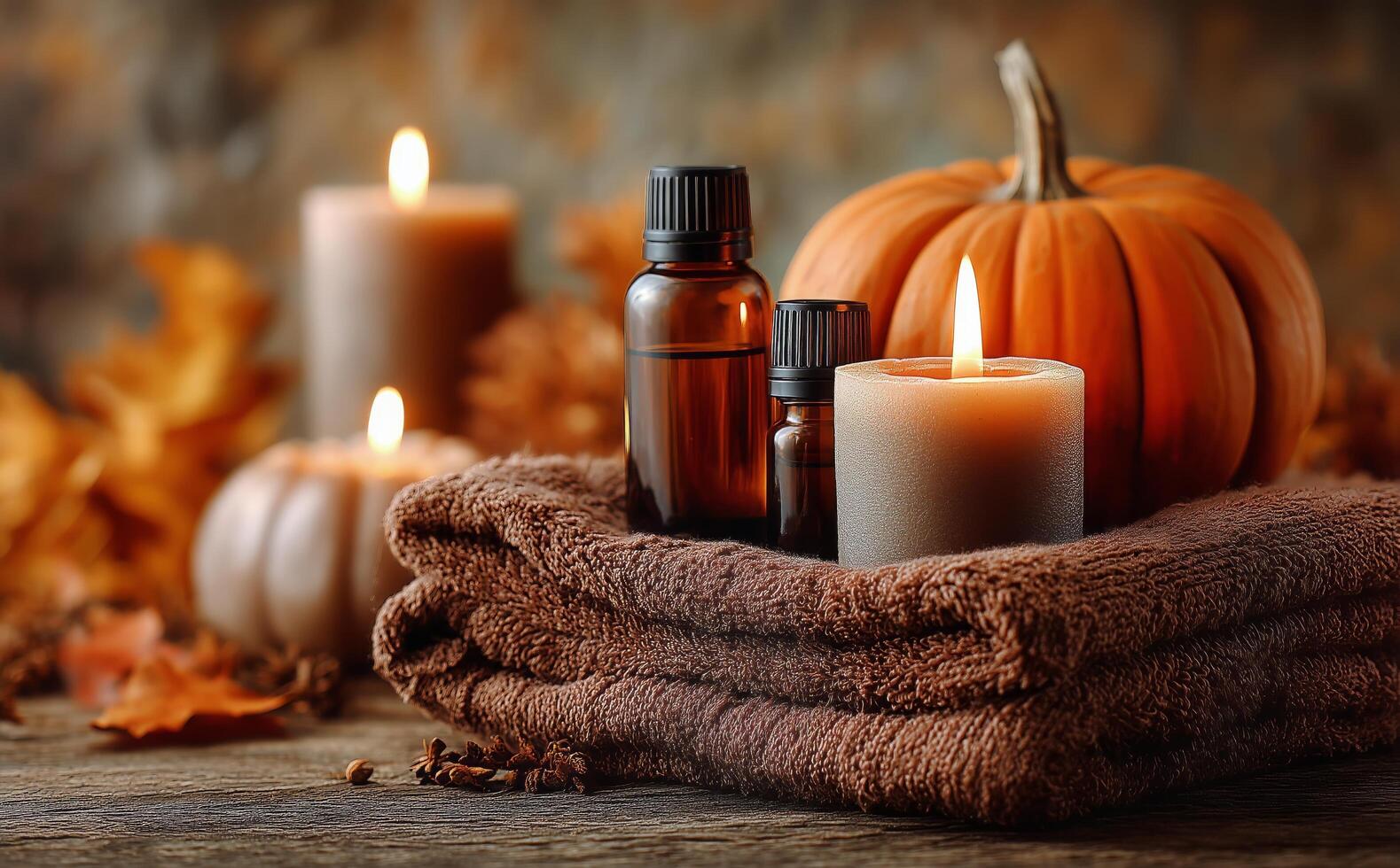 Pumpkin spice essential oil photo