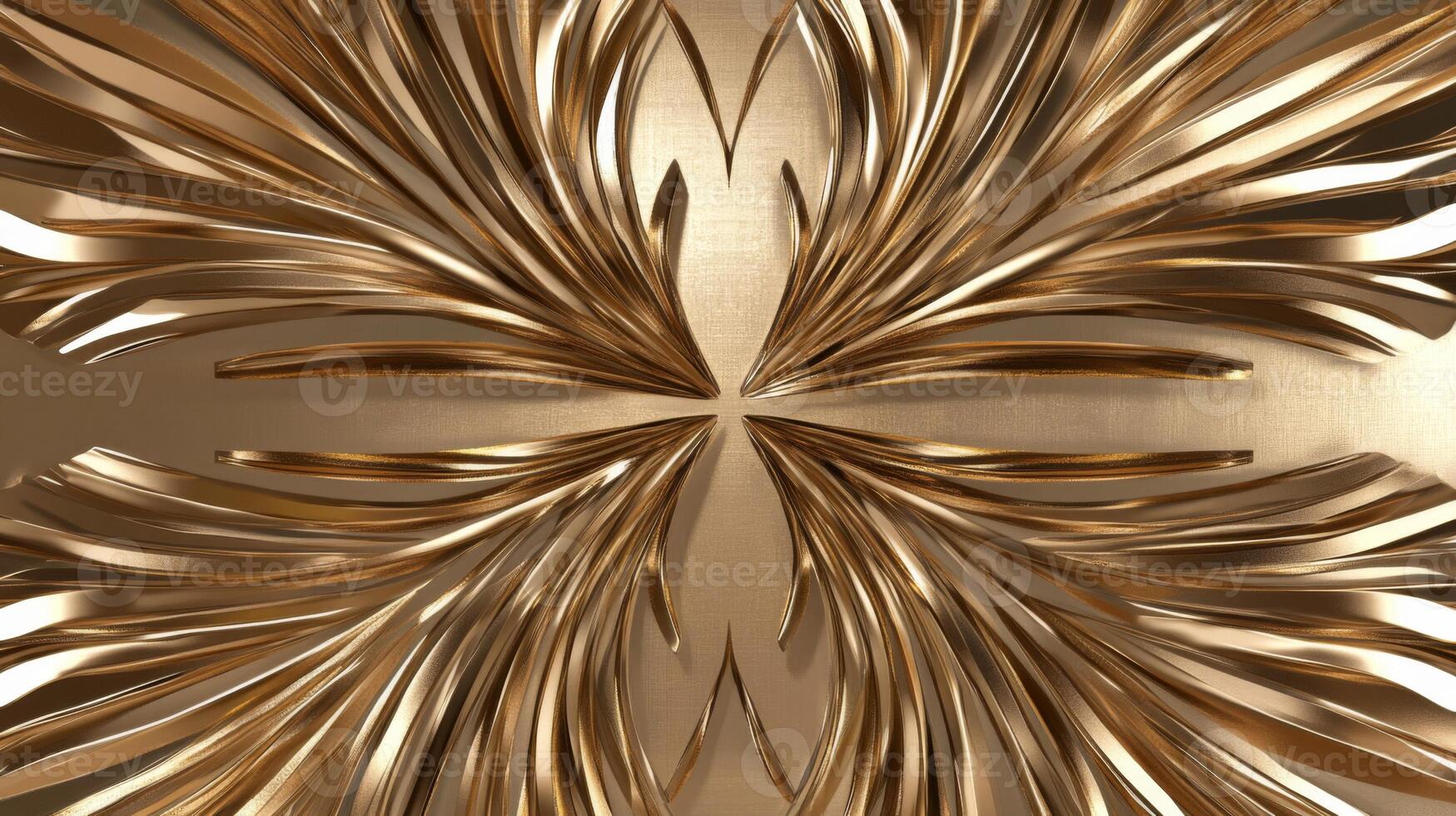 Abstract Golden Metallic Texture Background photo